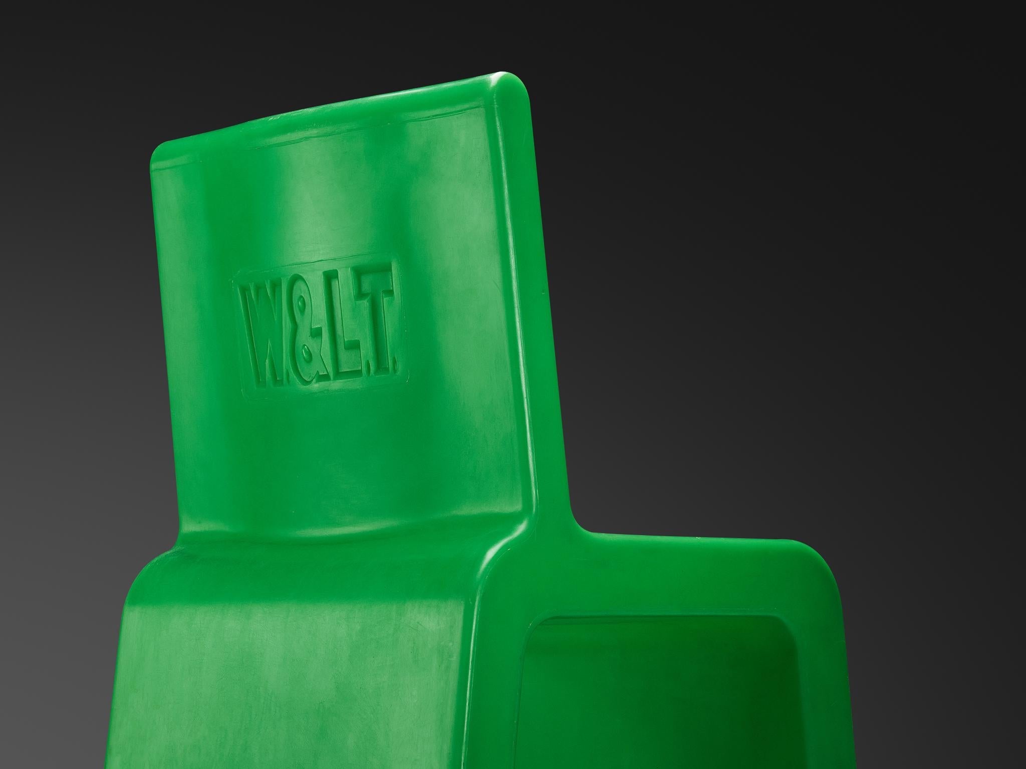 Marc Newson 'Kiss the Future' Chair in Green Molded Polypropylene