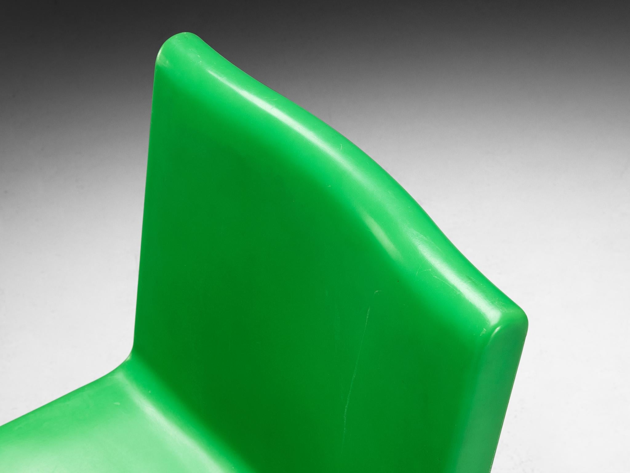 Marc Newson 'Kiss the Future' Chair in Green Molded Polypropylene