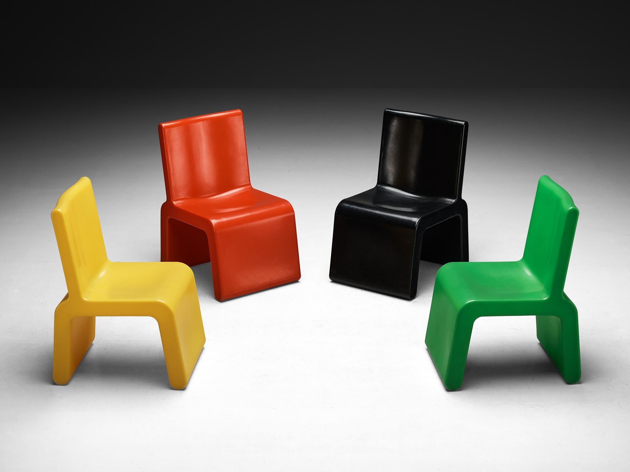 Marc Newson 'Kiss the Future' Lounge Set Multicolored Molded Polypropylene