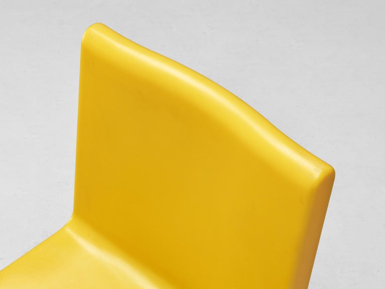 Marc Newson 'Kiss the Future' Chair in Yellow Molded Polypropylene