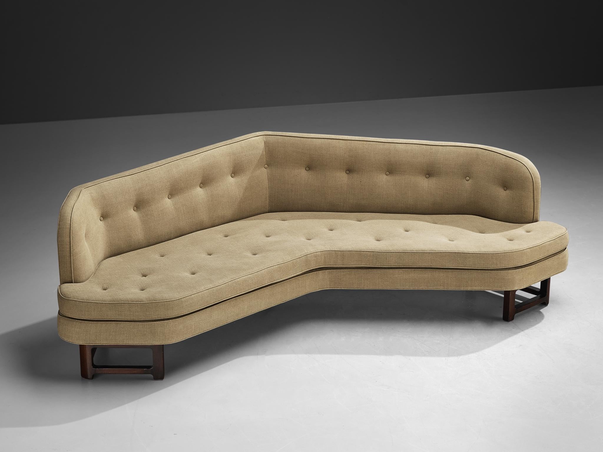 Edward Wormley for Dunbar 'Janus' Sofa in Beige Upholstery