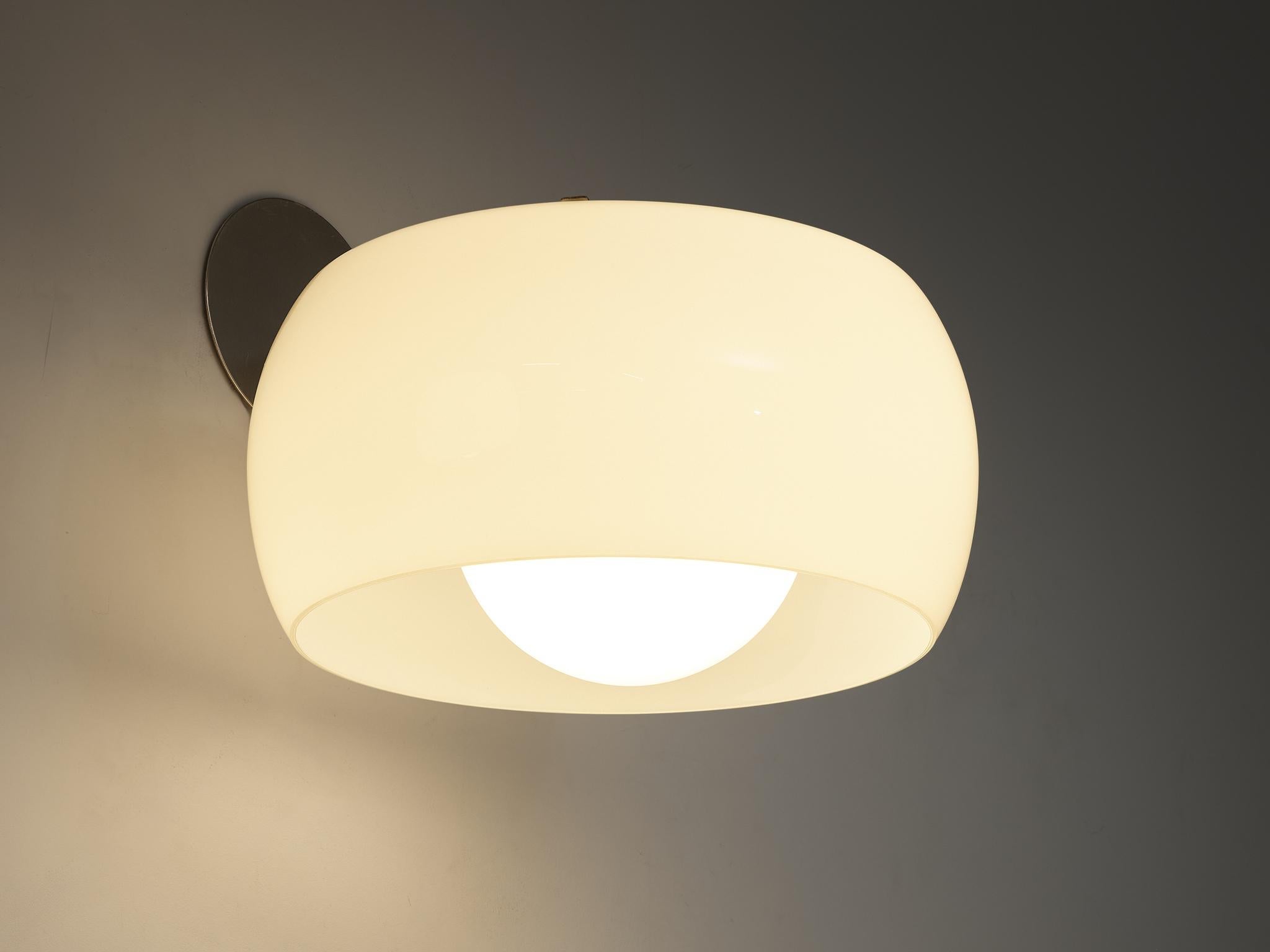 Vico Magistretti for Artemide Clinio Wall Lights in Glass