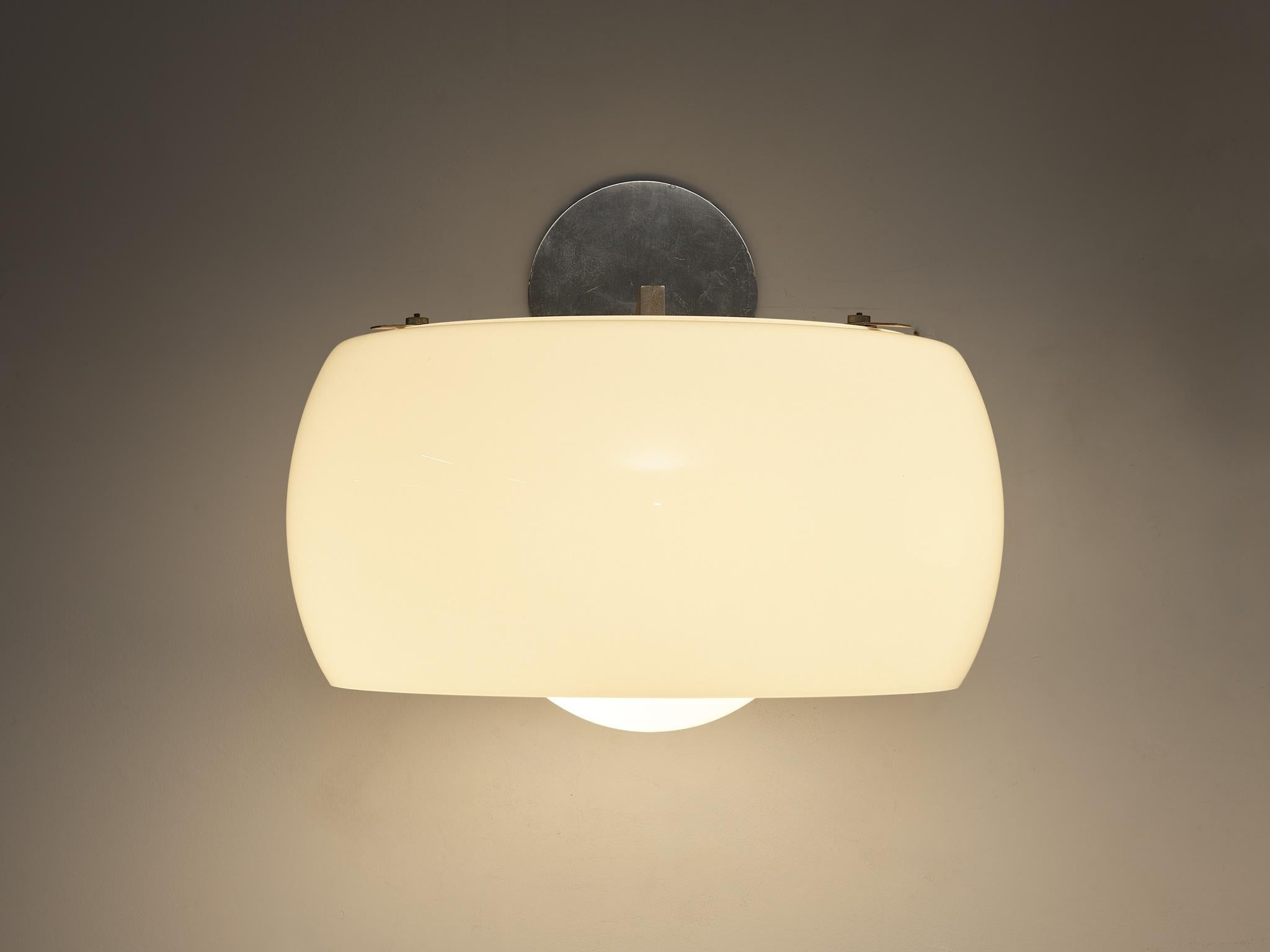 Vico Magistretti for Artemide Clinio Wall Lights in Glass