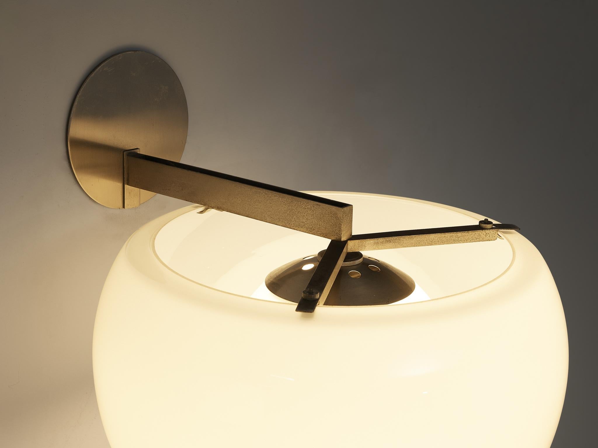 Vico Magistretti for Artemide Clinio Wall Lights in Glass