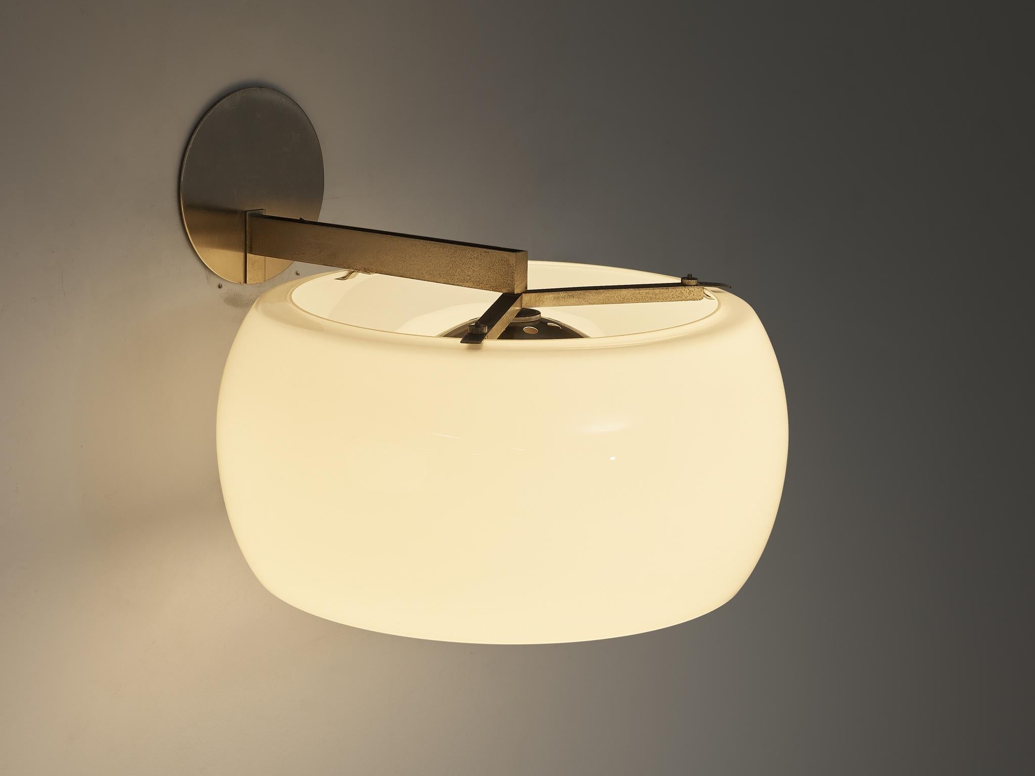 Vico Magistretti for Artemide Clinio Wall Lights in Glass