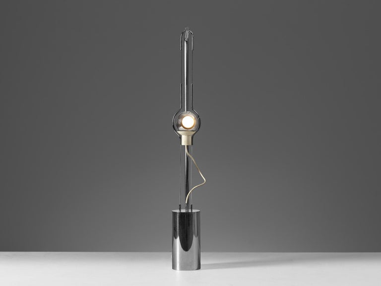 Angelo Lelii for Arredoluce ‘Filo Sfera’ Table Lamp with Magnetized Globe