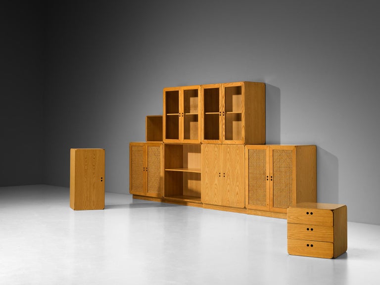 Derk Jan de Vries Modular 'Samara' Wall Unit in Ash and Cane