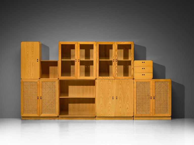 Derk Jan de Vries Modular 'Samara' Wall Unit in Ash and Cane