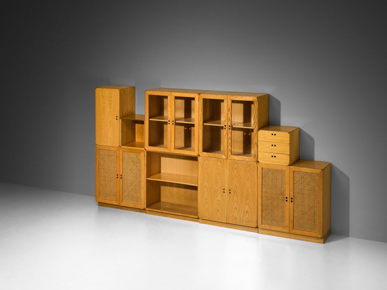 Derk Jan de Vries Modular 'Samara' Wall Unit in Ash and Cane