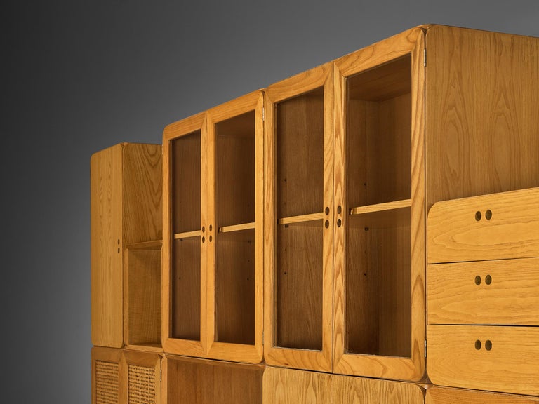 Derk Jan de Vries Modular 'Samara' Wall Unit in Ash and Cane