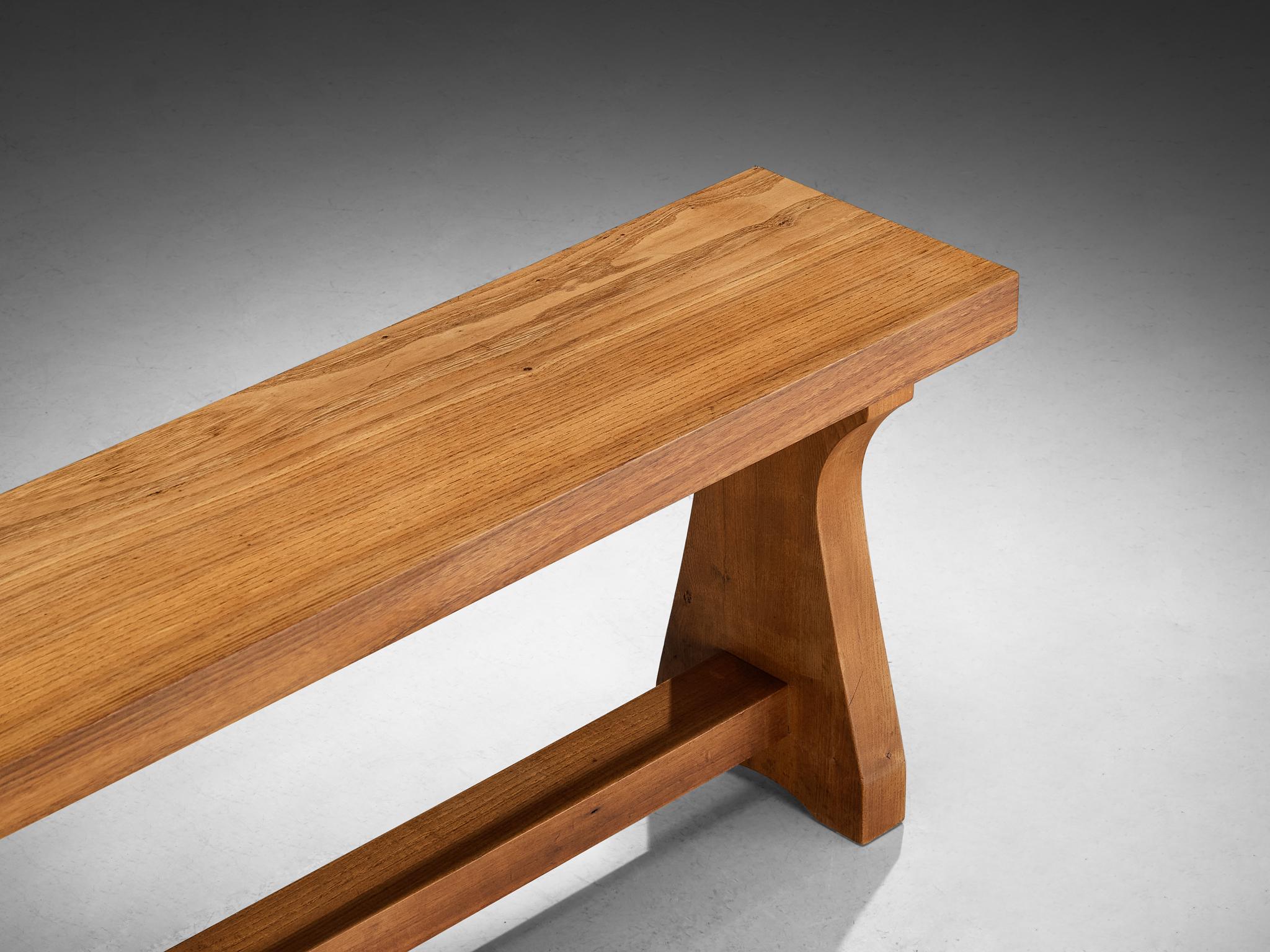 Atelier C. Demoyen Bench in Solid Elm