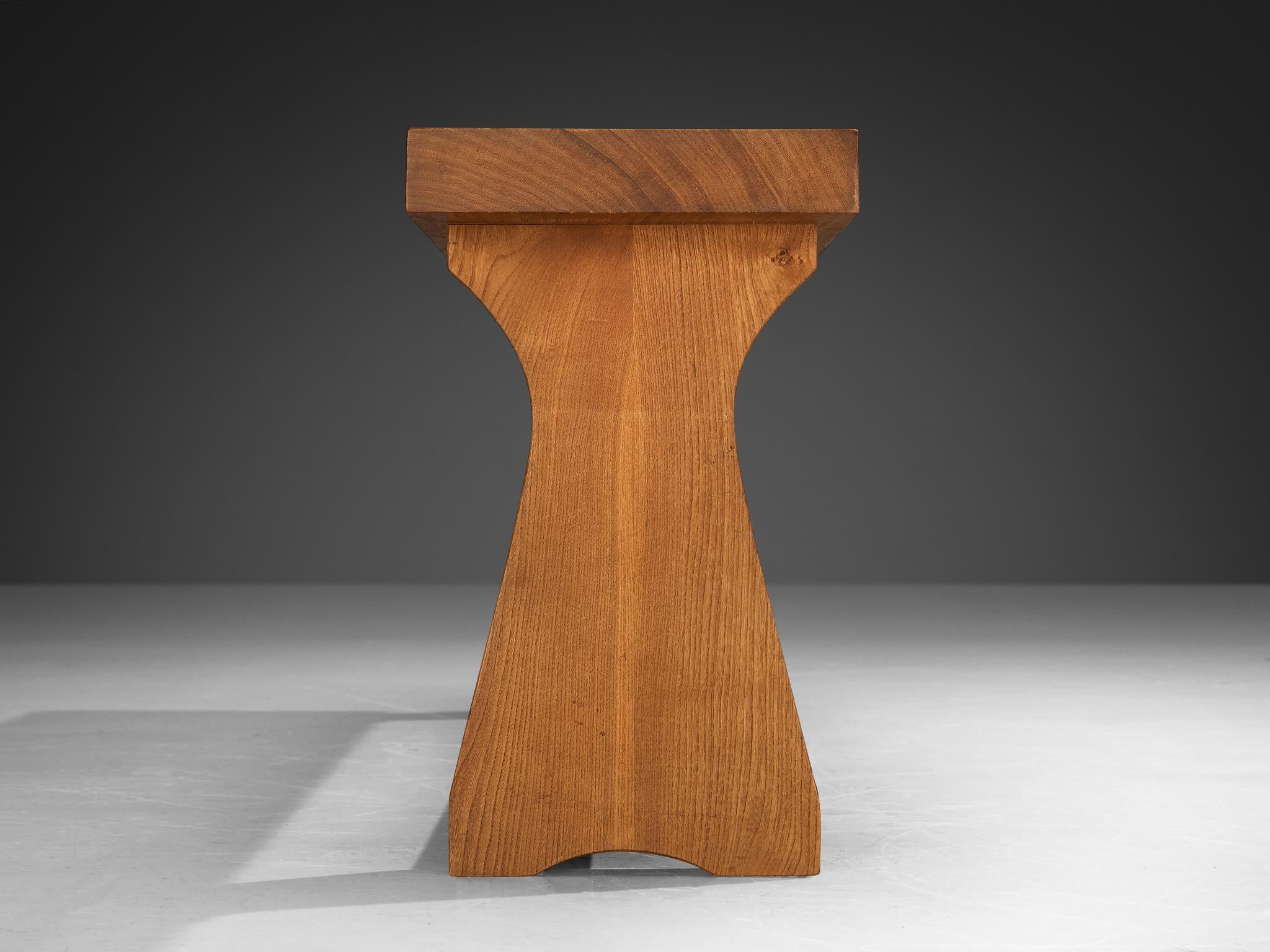 Atelier C. Demoyen Bench in Solid Elm