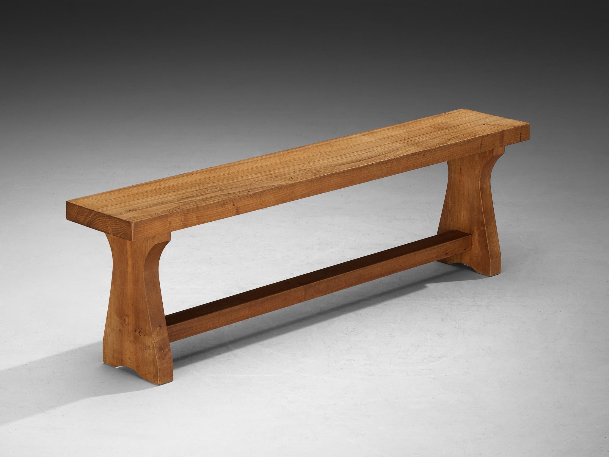 Atelier C. Demoyen Bench in Solid Elm