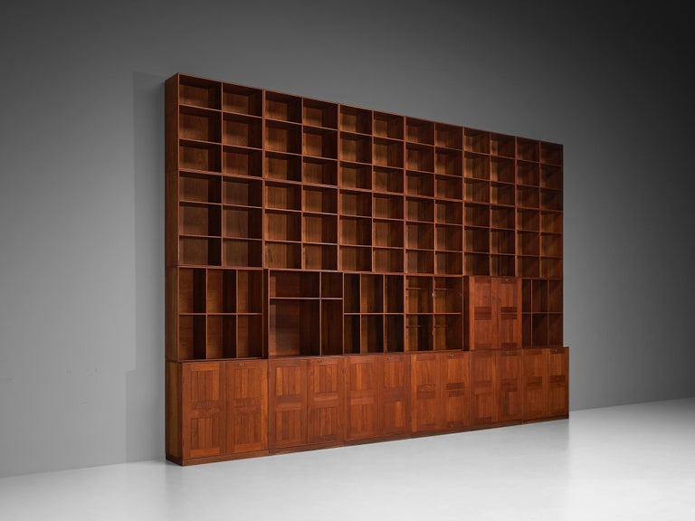 Mogens Koch for Rud Radmussen Modular Library in Mahogany