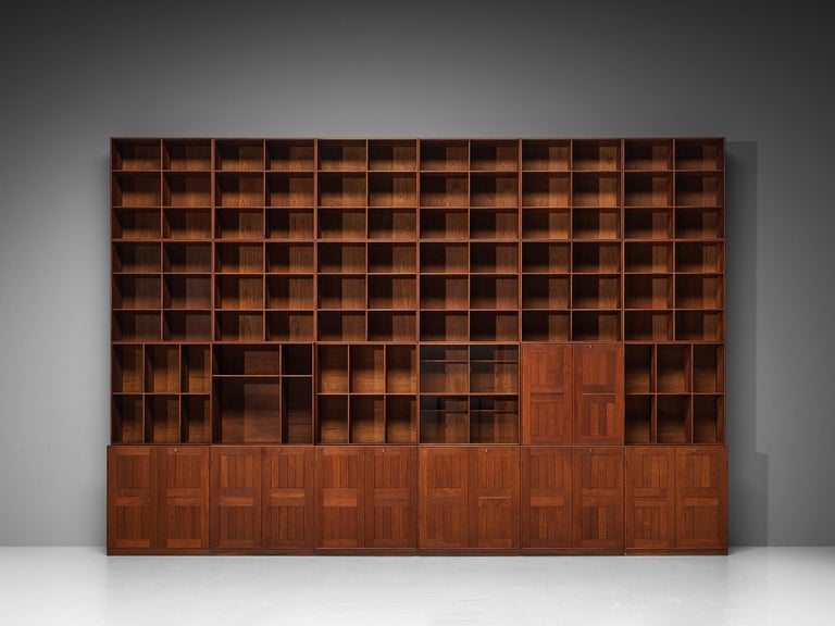 Mogens Koch for Rud Radmussen Modular Library in Mahogany