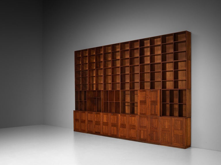 Mogens Koch for Rud Radmussen Modular Library in Mahogany