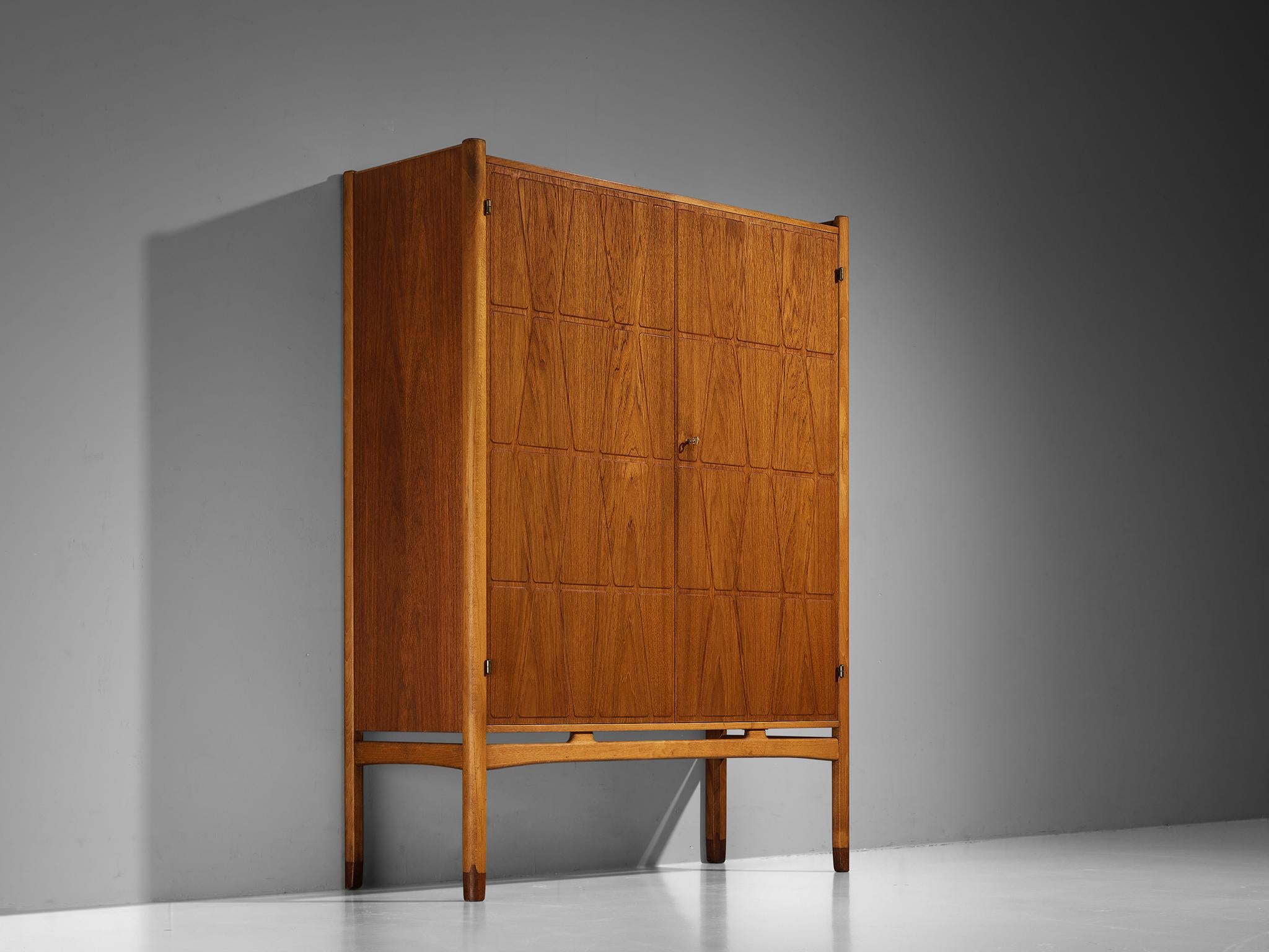 Yngve Ekström for Westbergs Möbler 'Bangkok' Cabinet in Teak