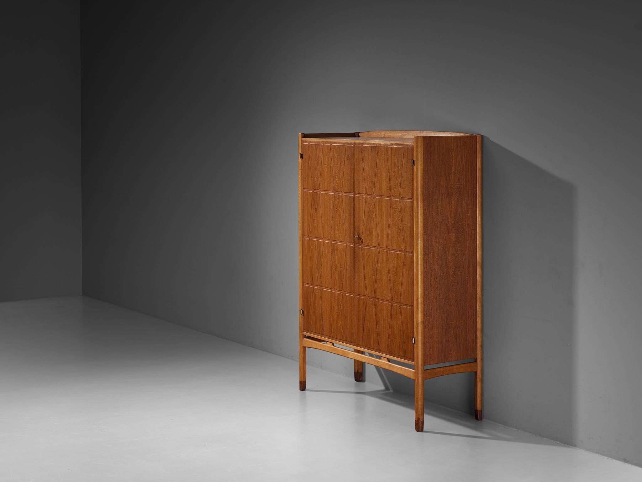 Yngve Ekström for Westbergs Möbler 'Bangkok' Cabinet in Teak