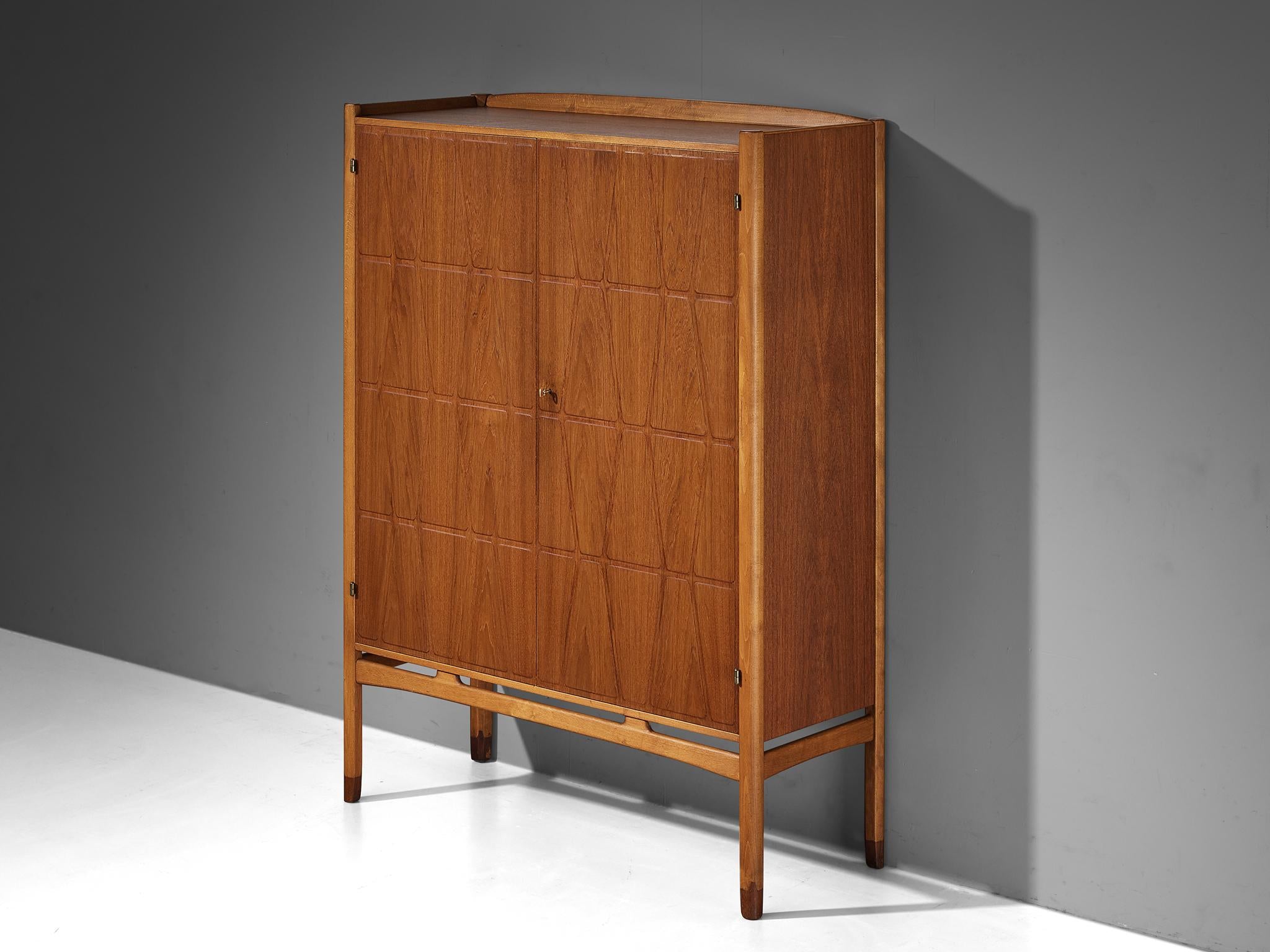 Yngve Ekström for Westbergs Möbler 'Bangkok' Cabinet in Teak