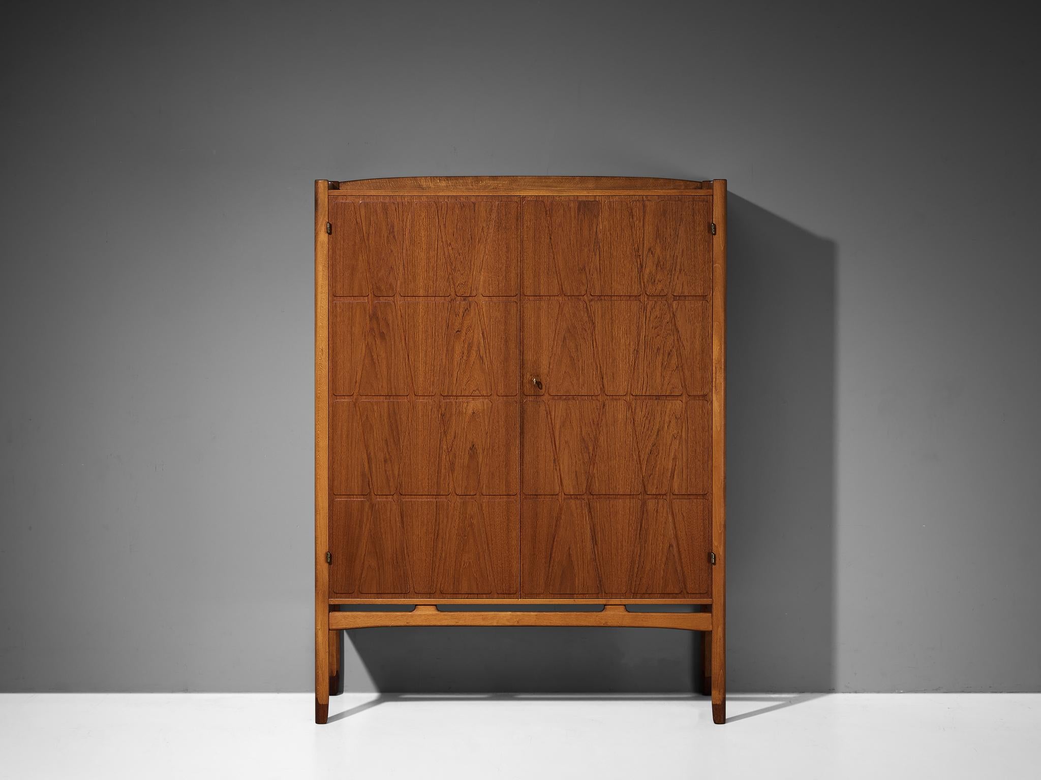 Yngve Ekström for Westbergs Möbler 'Bangkok' Cabinet in Teak