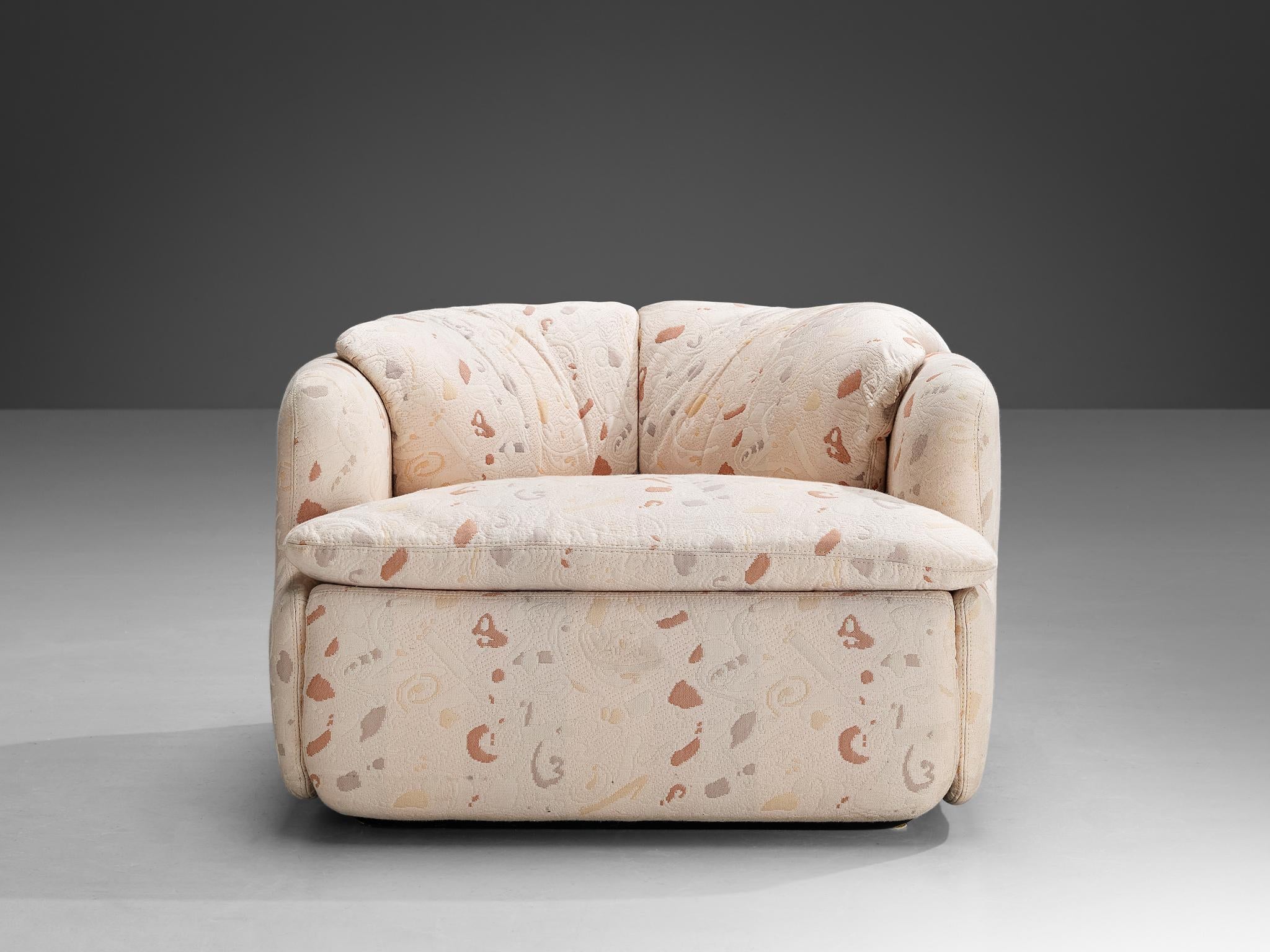 Alberto Rosselli for Saporiti 'Confidential' Lounge Chair