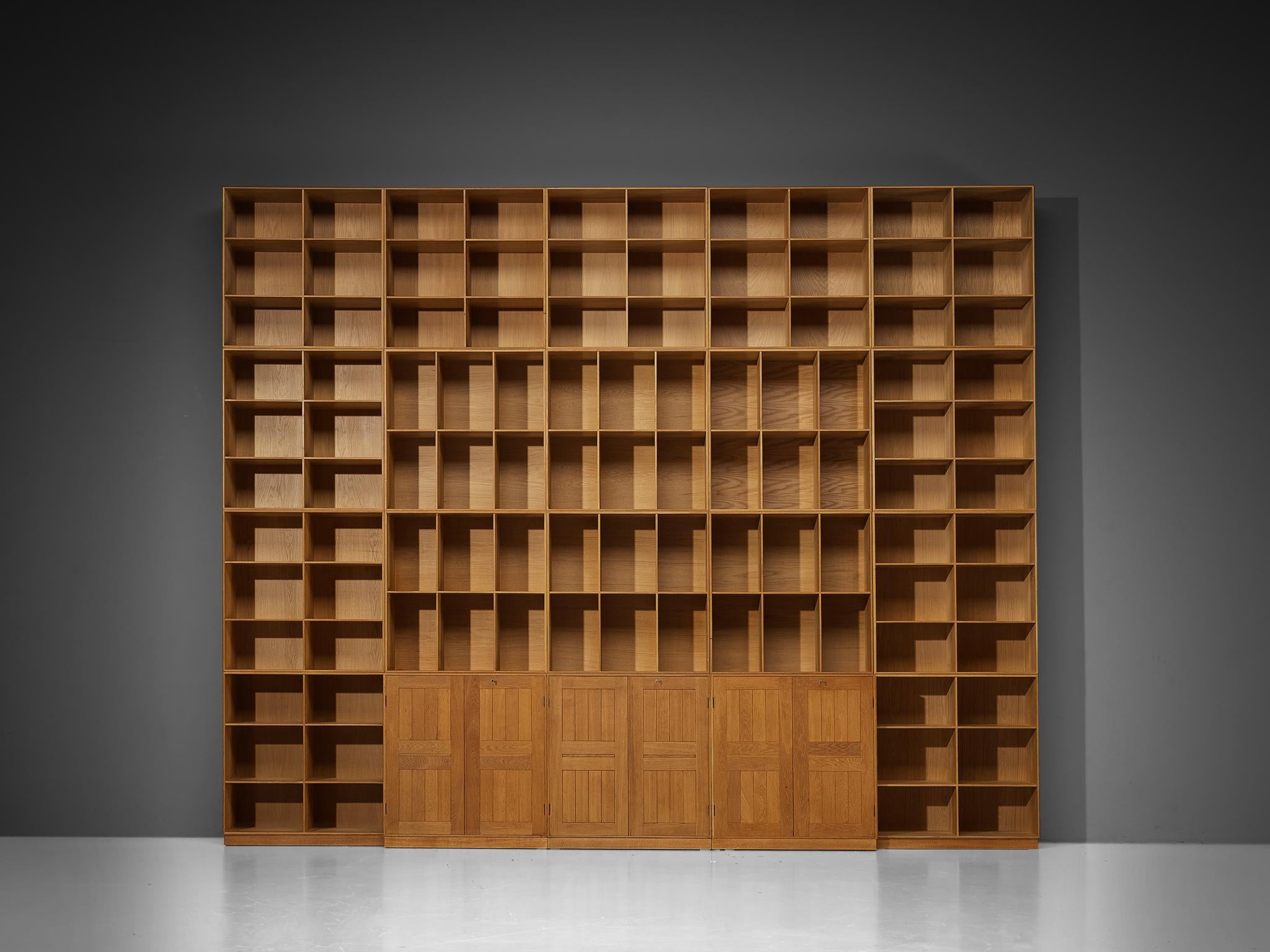 Mogens Koch for Rud Radmussen Modular Library in Oak