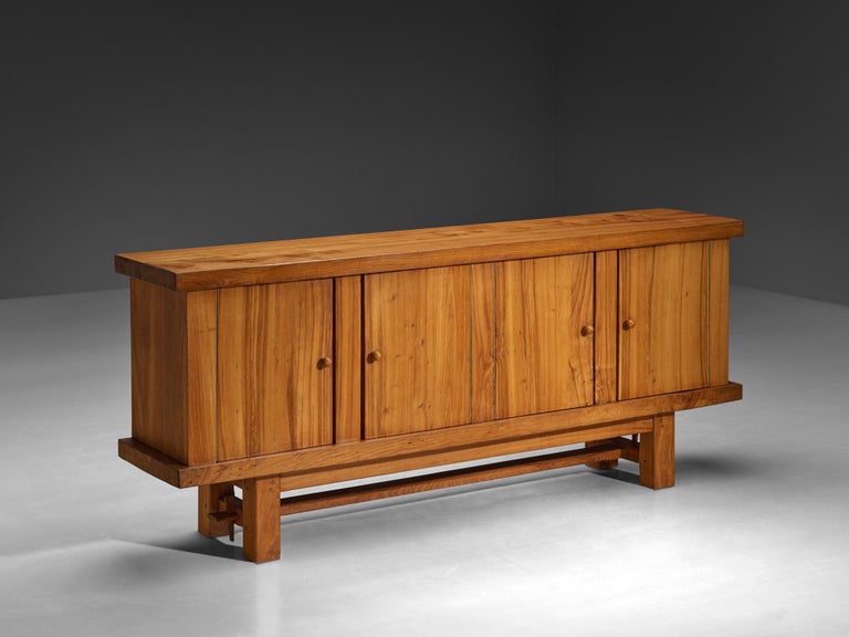 French Sideboard in Solid Elm by Skilled Craftsman