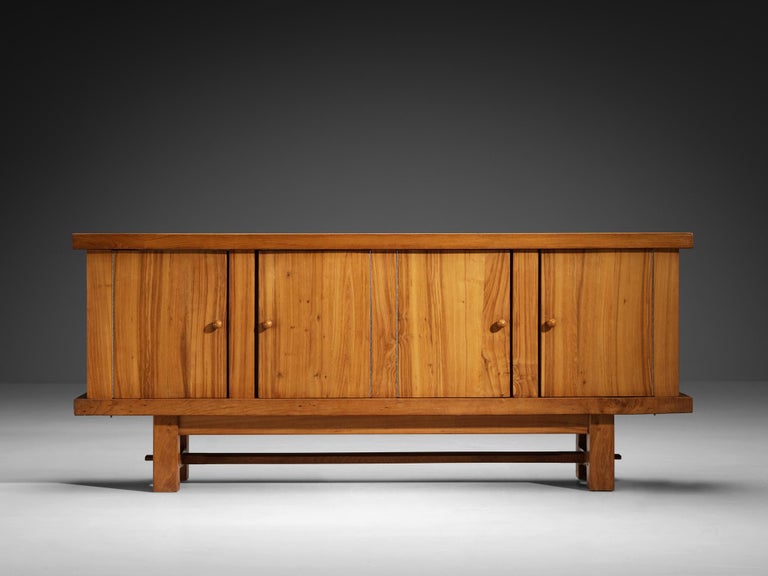 French Sideboard in Solid Elm by Skilled Craftsman