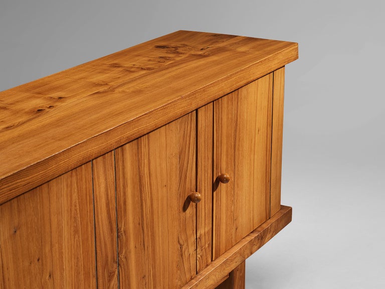 French Sideboard in Solid Elm by Skilled Craftsman