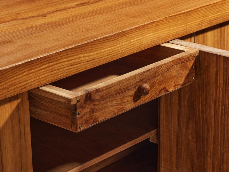 French Sideboard in Solid Elm by Skilled Craftsman