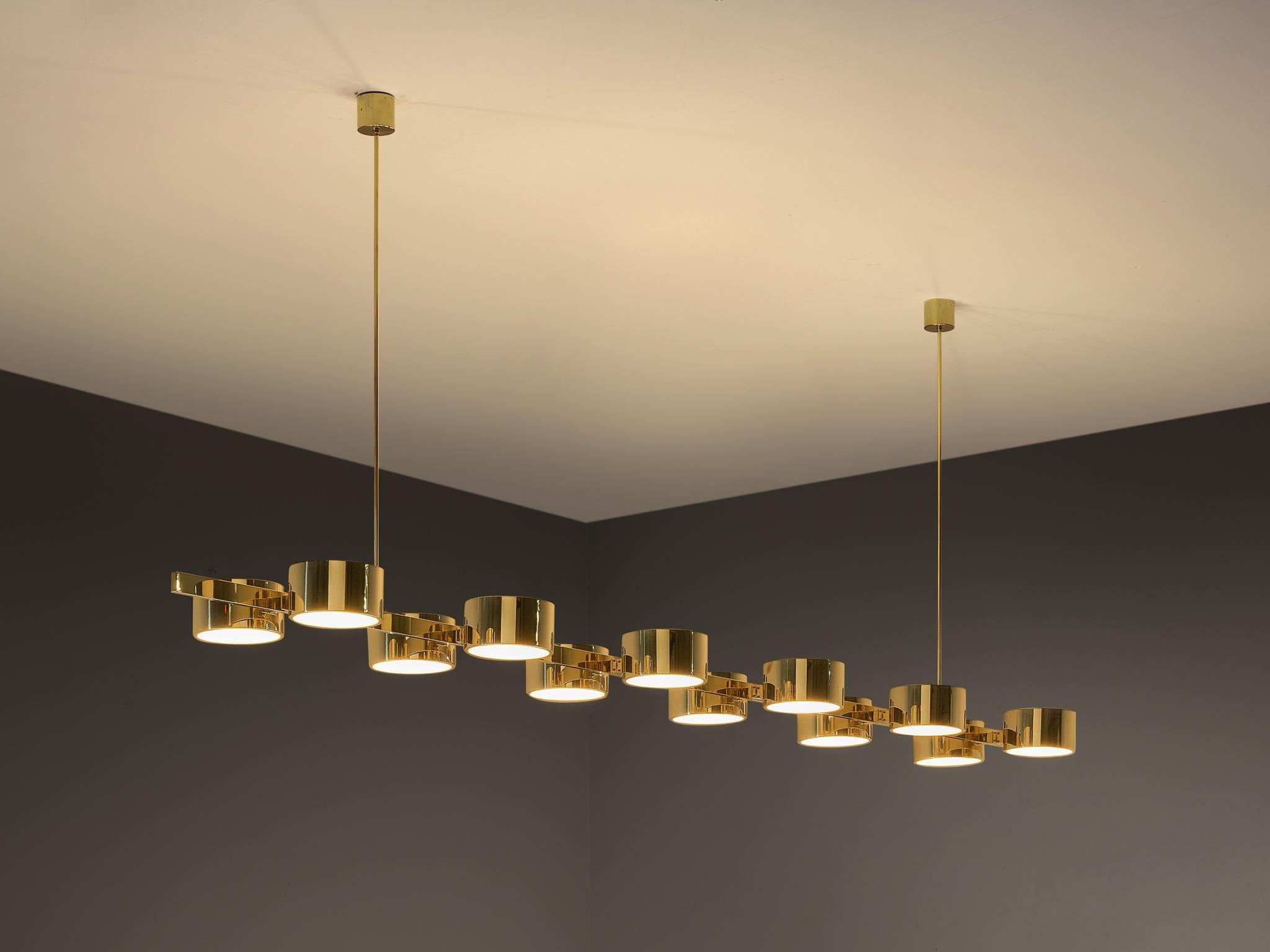 Hans-Agne Jakobsson 'T 261/12' Chandelier in Brass