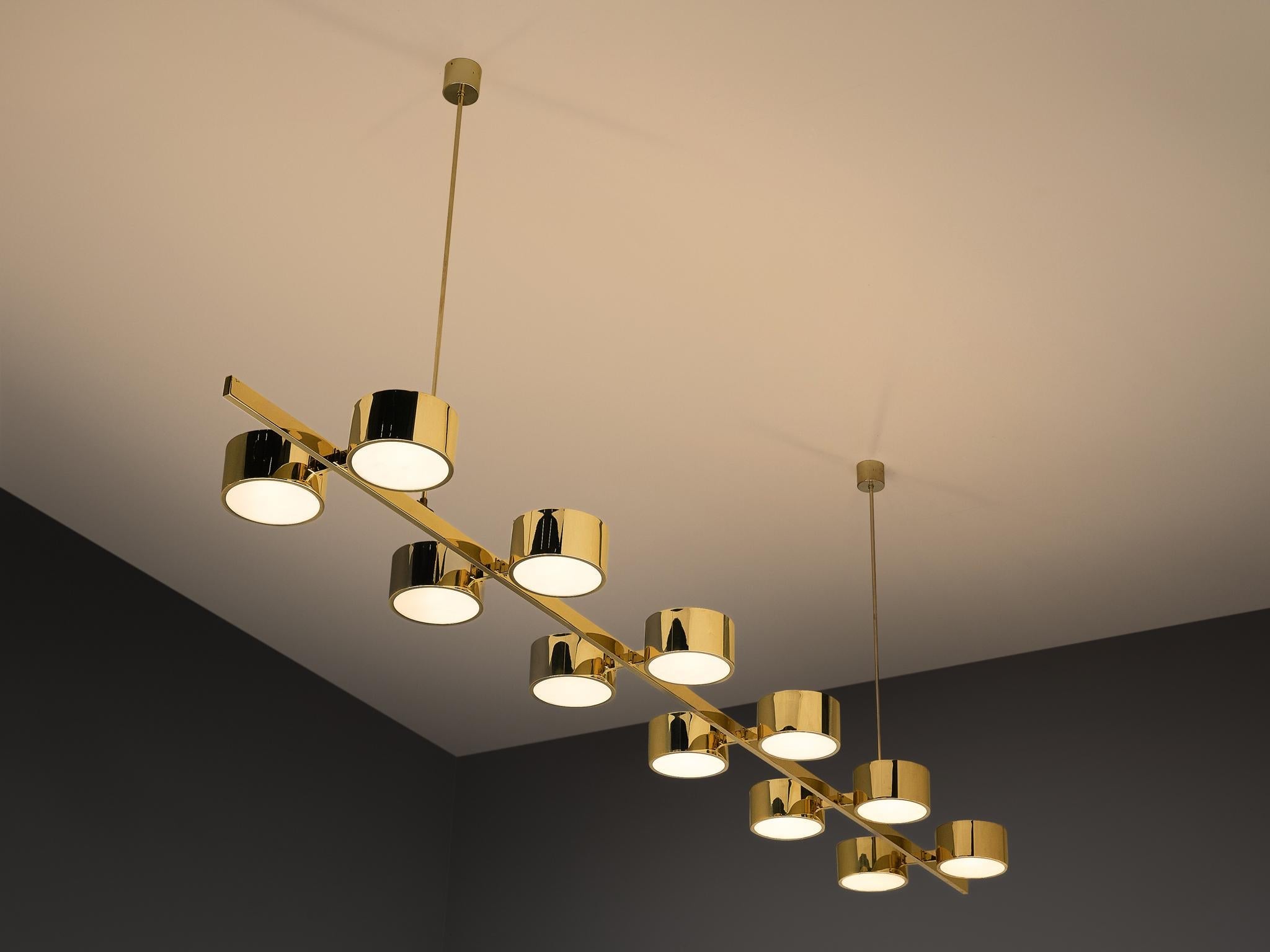 Hans-Agne Jakobsson 'T 261/12' Chandelier in Brass