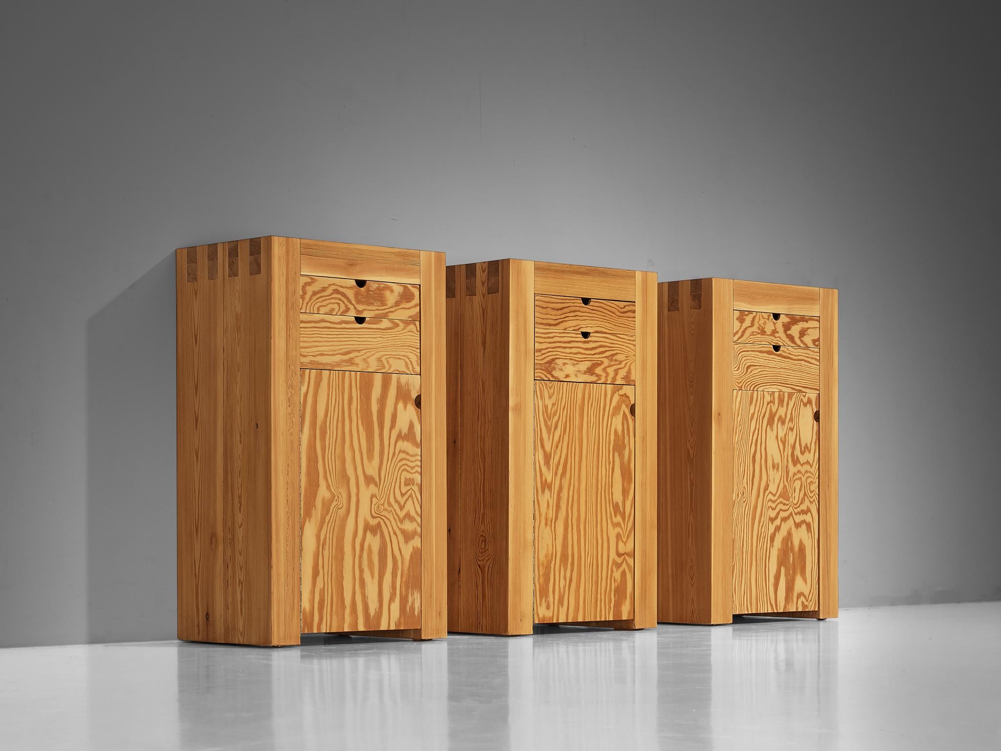 Cubical Cabinets in Oregon Pine