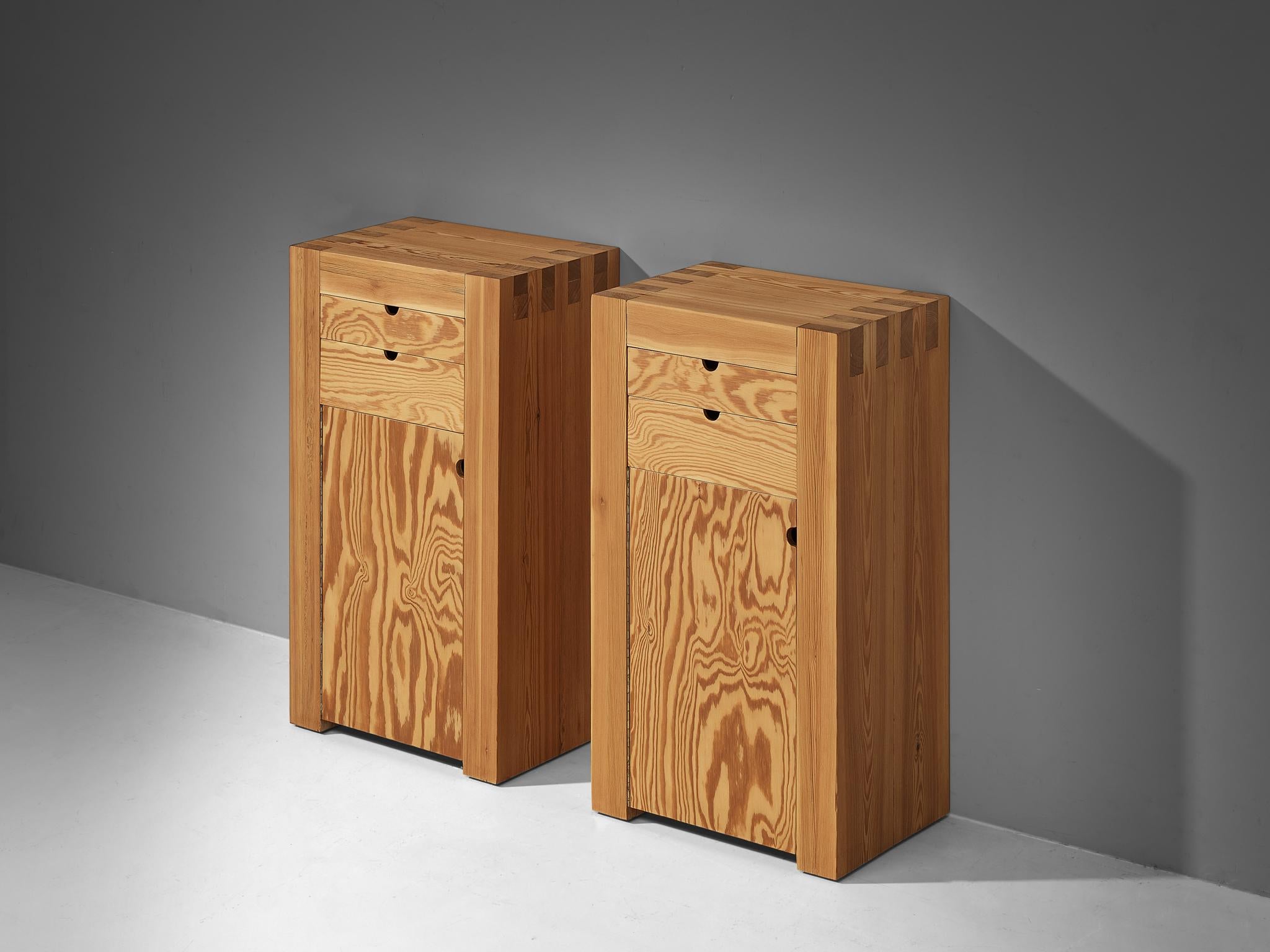 Cubical Cabinets in Oregon Pine