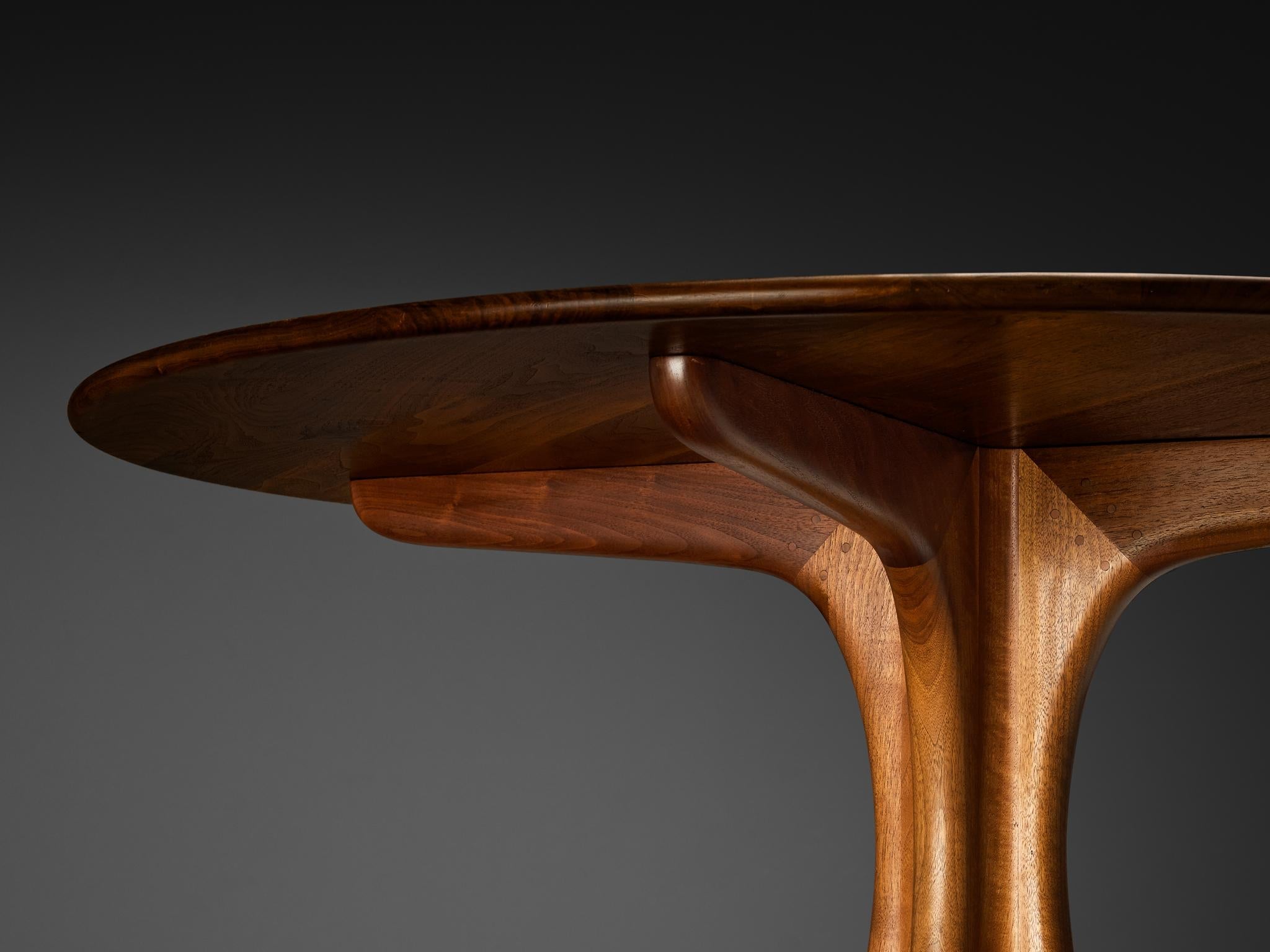 Sam Maloof Dining Table in Walnut