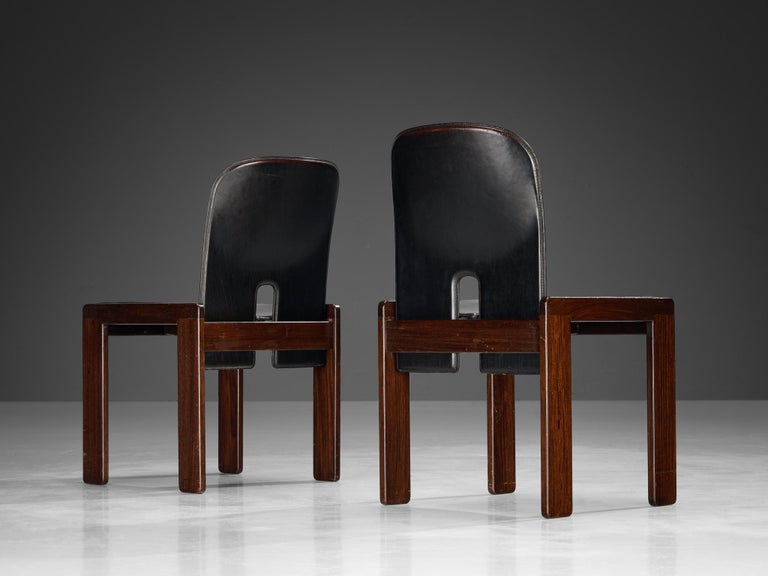 Afra & Tobia Scarpa Set of Eight '121' Dining Chairs