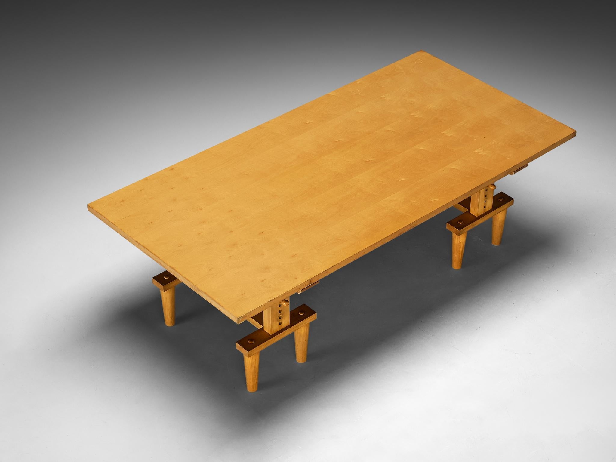 Achille & Pier Giacomo Castiglioni for Zanotta 'Bramante' Table in Maple