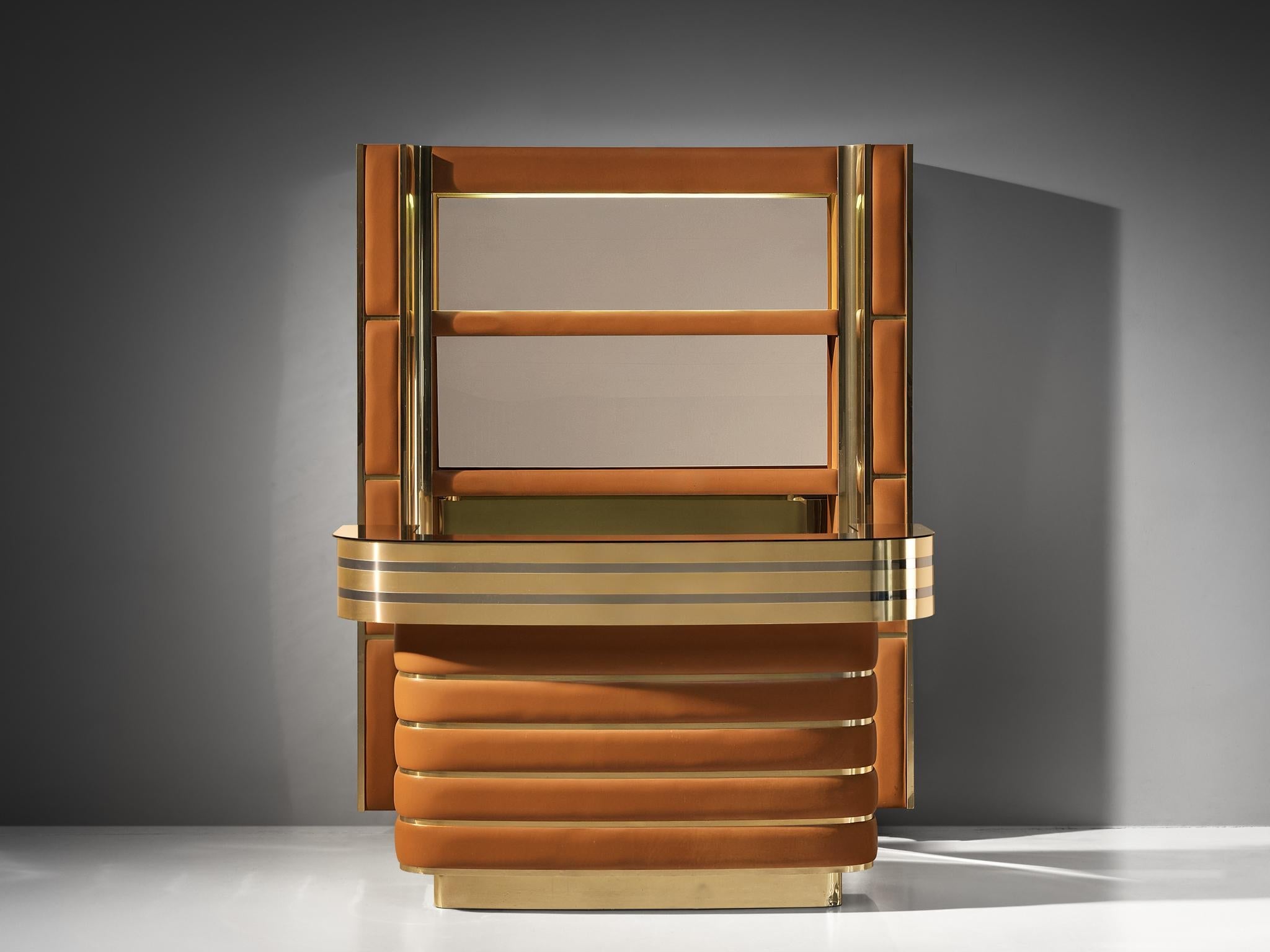 Hollywood Regency Bar Cabinet in the Style of Willy Rizzo