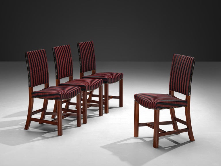 Kaare Klint for Rud. Rasmussens Snedkerier Set of Four Dining Chairs