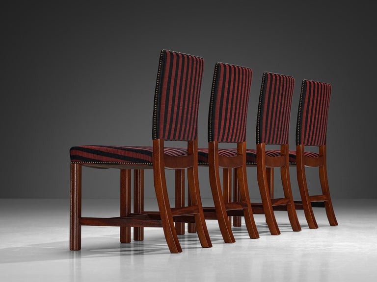 Kaare Klint for Rud. Rasmussens Snedkerier Set of Four Dining Chairs