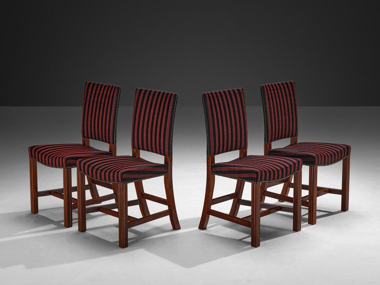 Kaare Klint for Rud. Rasmussens Snedkerier Set of Four Dining Chairs