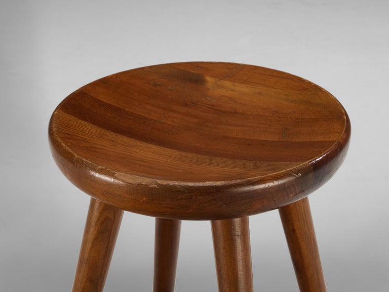 Italian Stools or Side Tables in Solid Pine