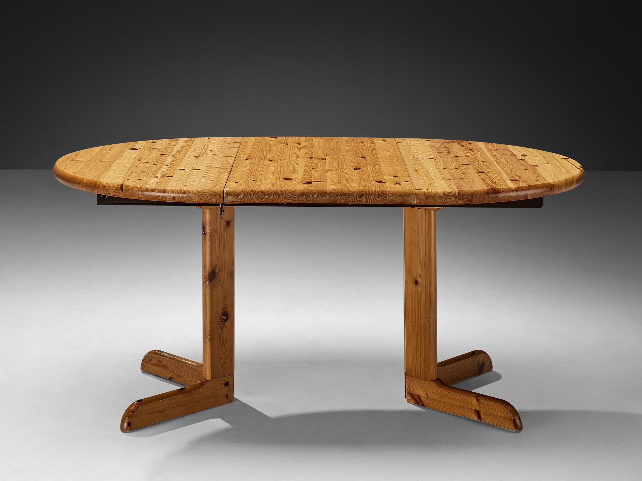 Rainer Daumiller Extendable Dining Table in Solid Pine