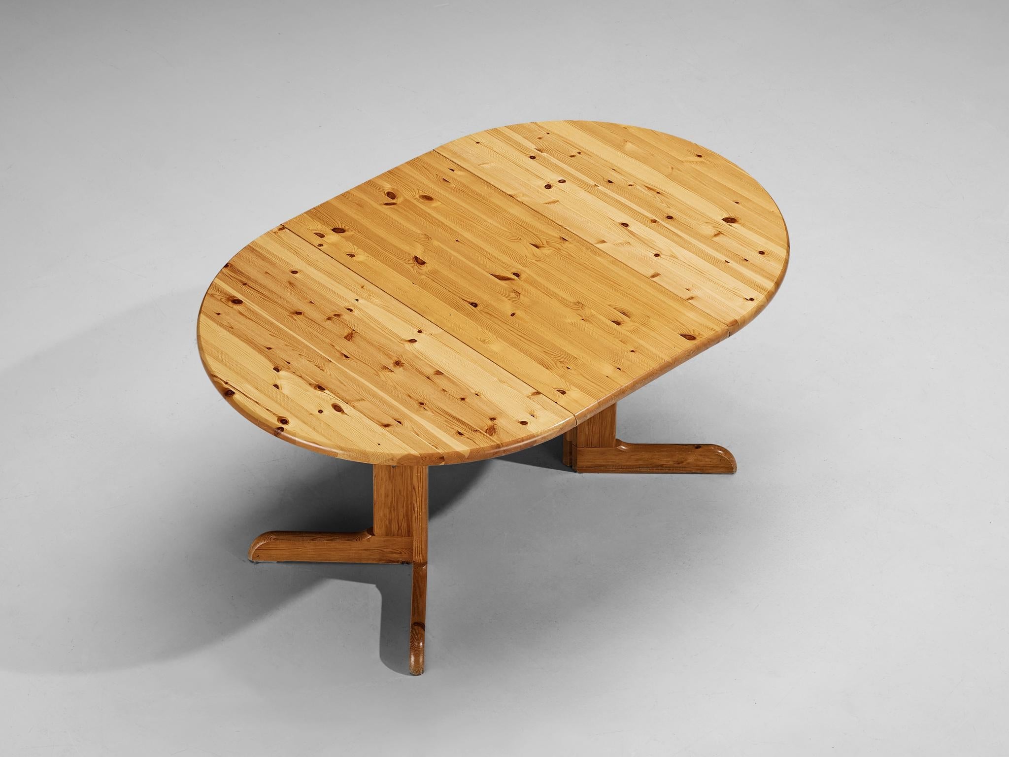 Rainer Daumiller Extendable Dining Table in Solid Pine