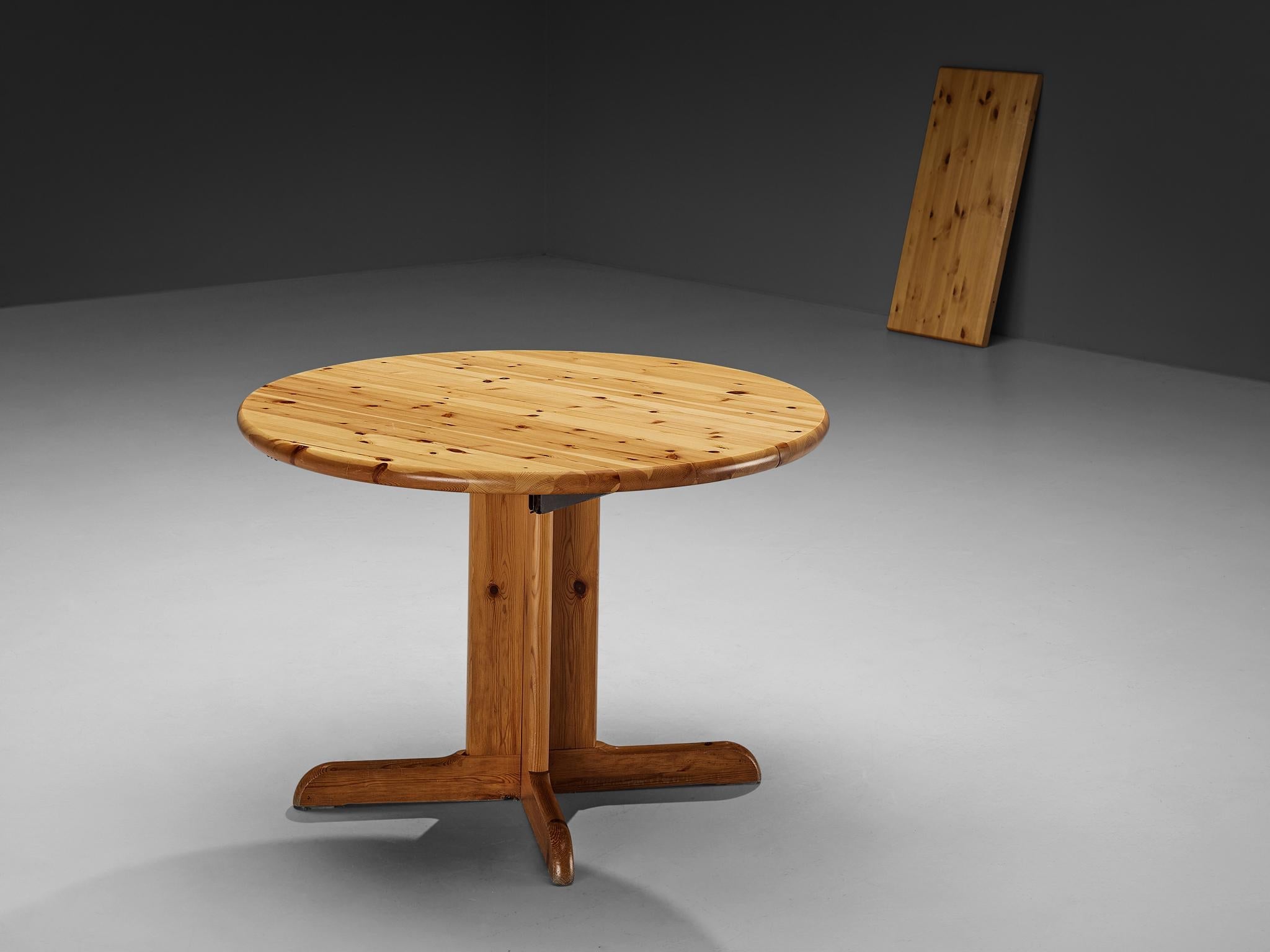 Rainer Daumiller Extendable Dining Table in Solid Pine