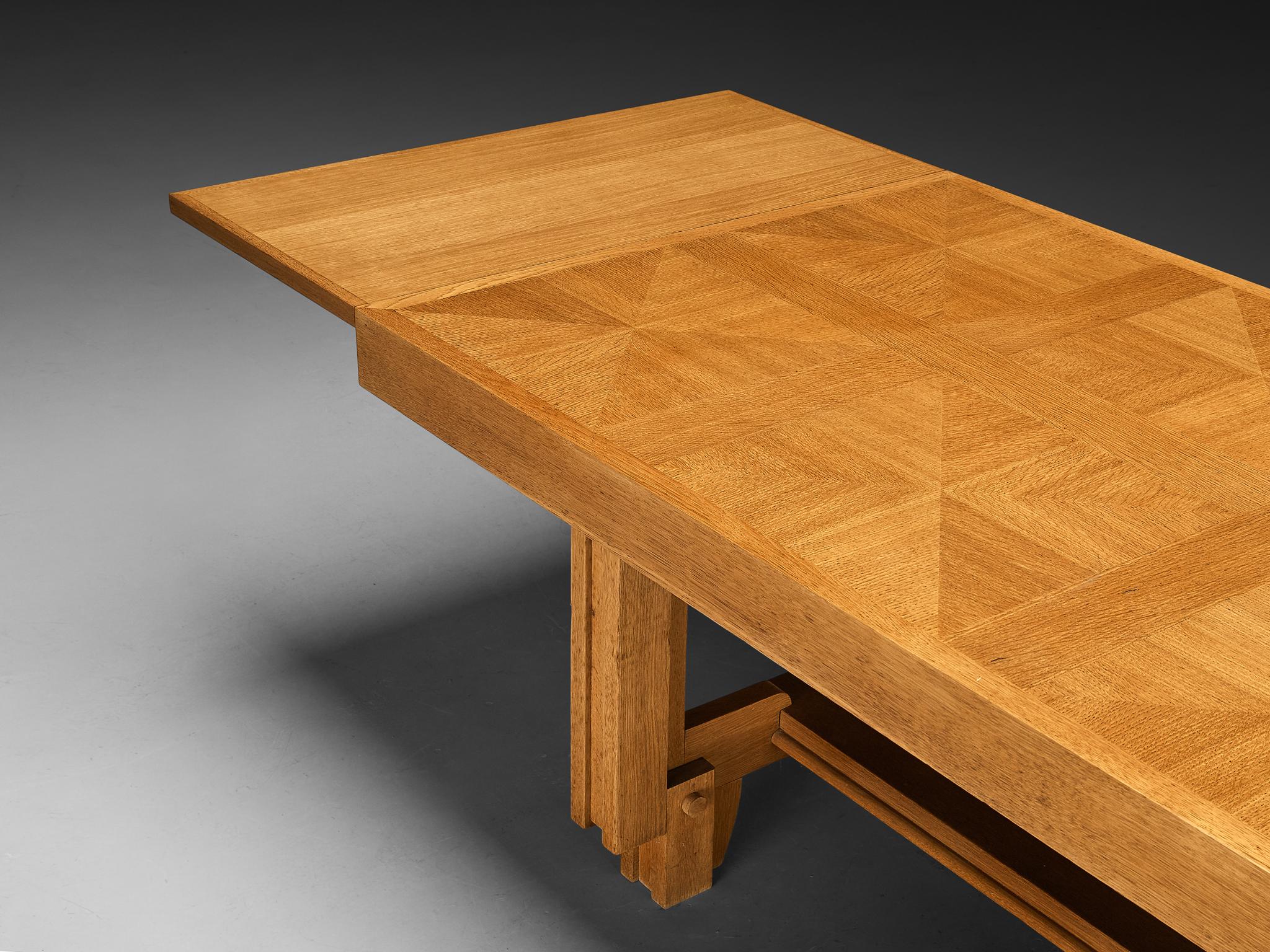 Robert Guillerme Dining Table in Oak