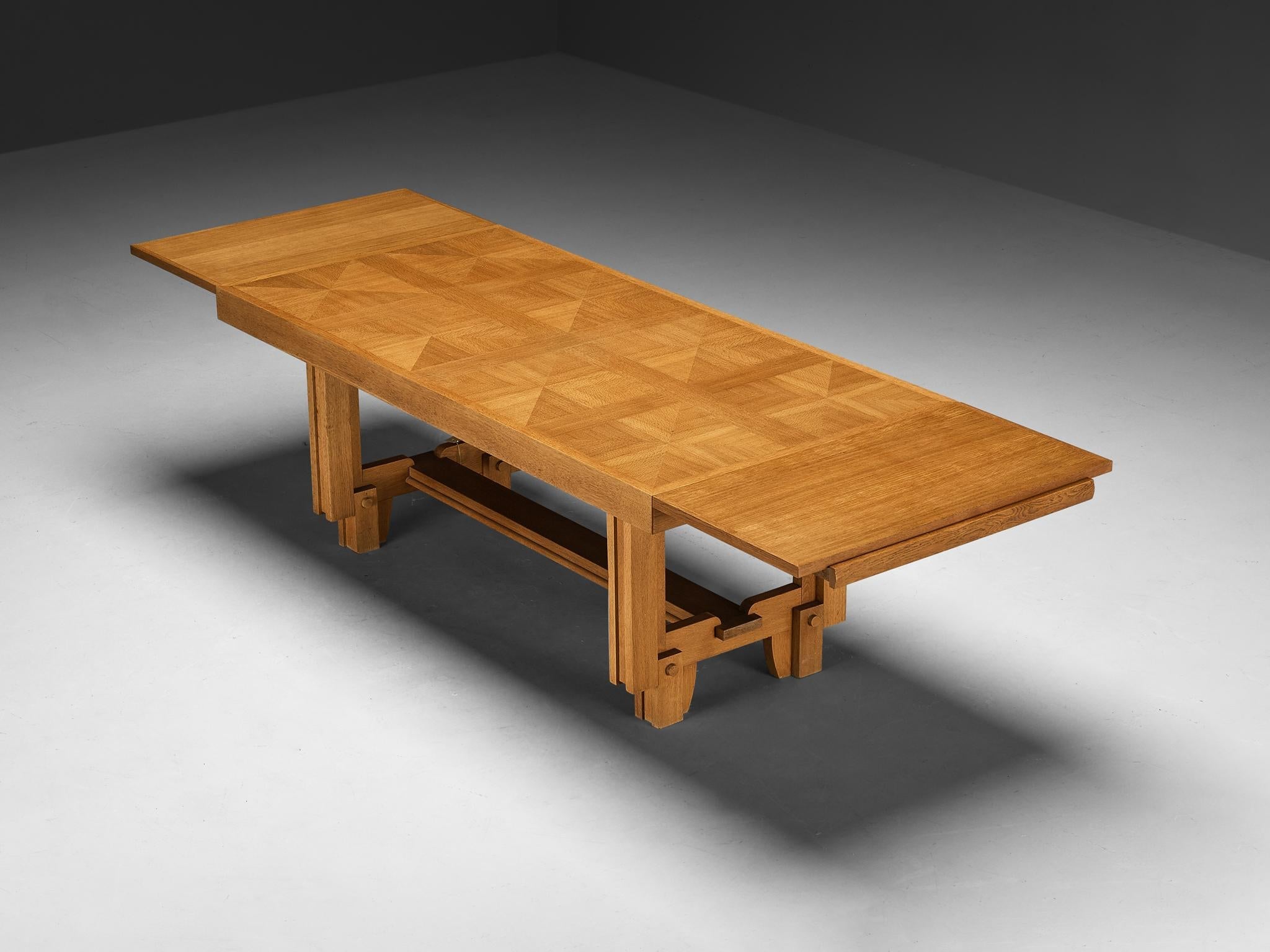 Robert Guillerme Dining Table in Oak