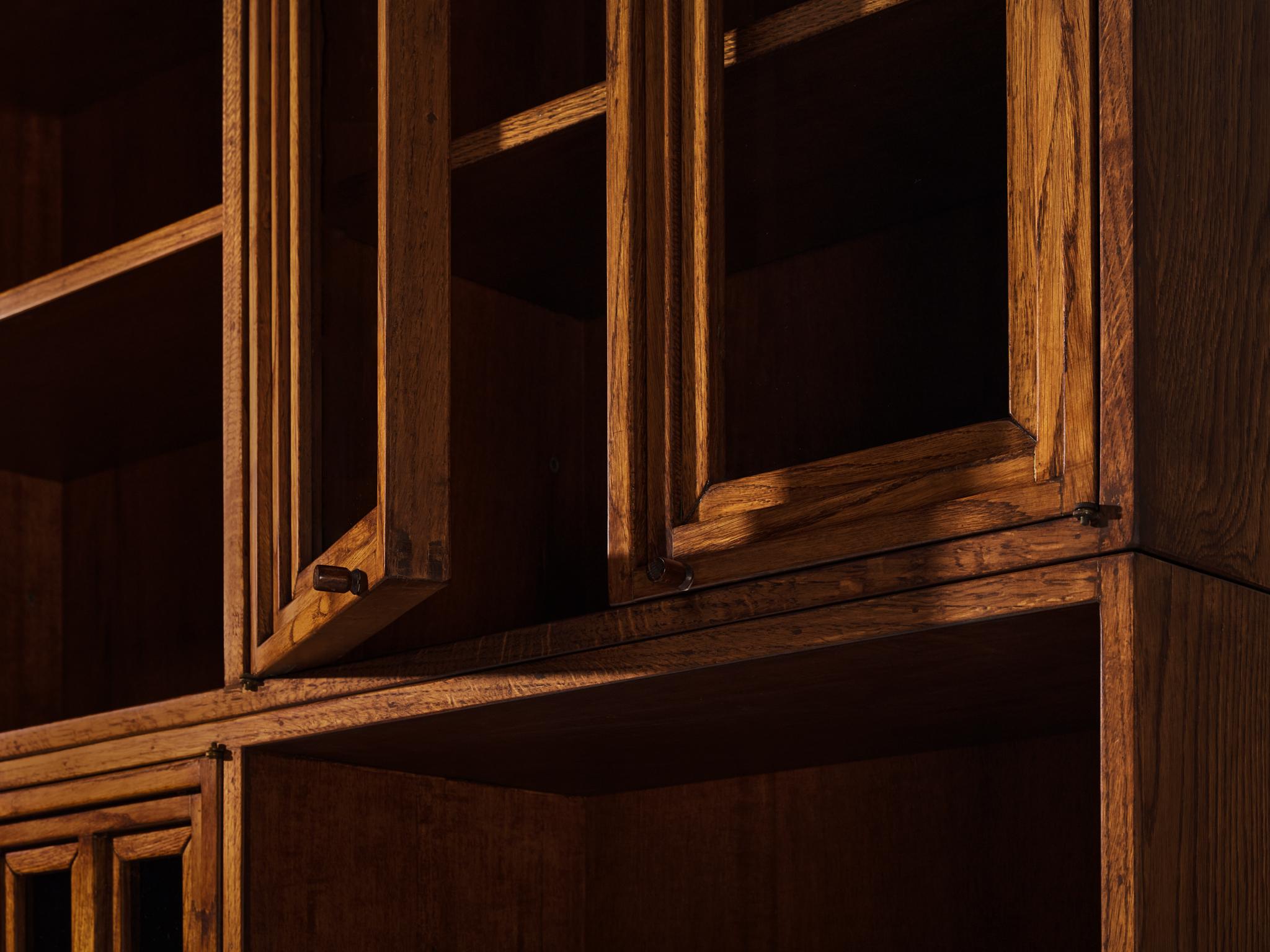 Giuseppe Rivadossi Library or Wall Unit in Oak