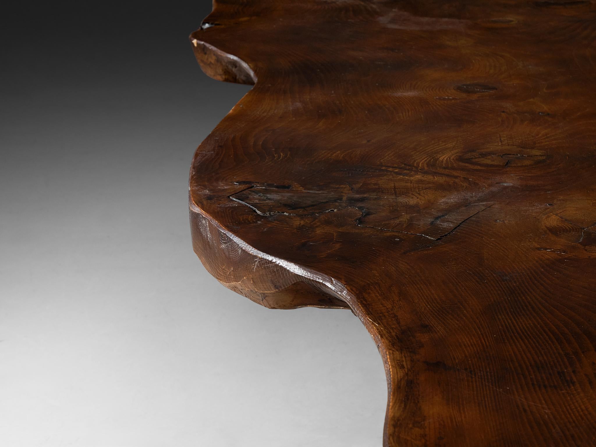 Large Naturalistic Tree Slab Table 295 cm/116 in