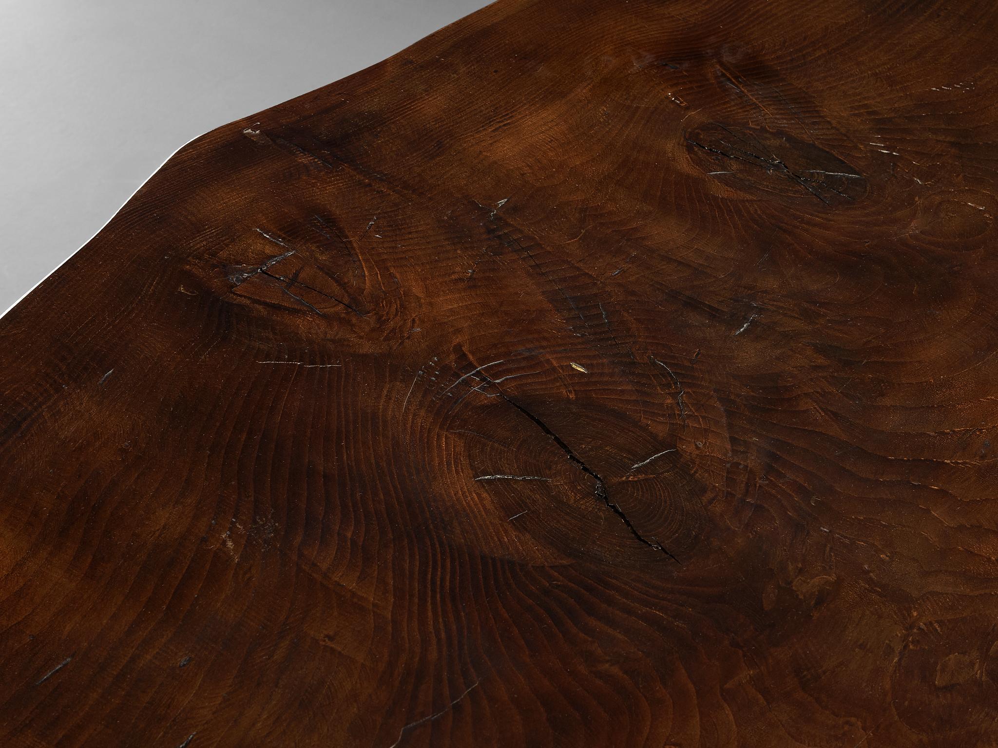 Large Naturalistic Tree Slab Table 295 cm/116 in